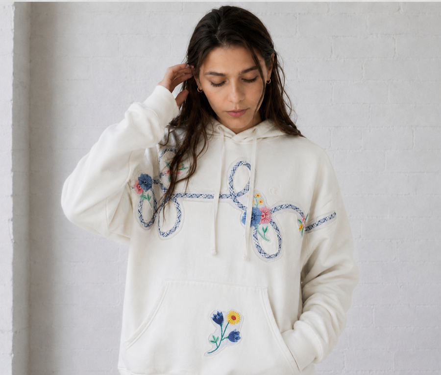 Painted Wildflower Trail Hoodie (fits up to S)