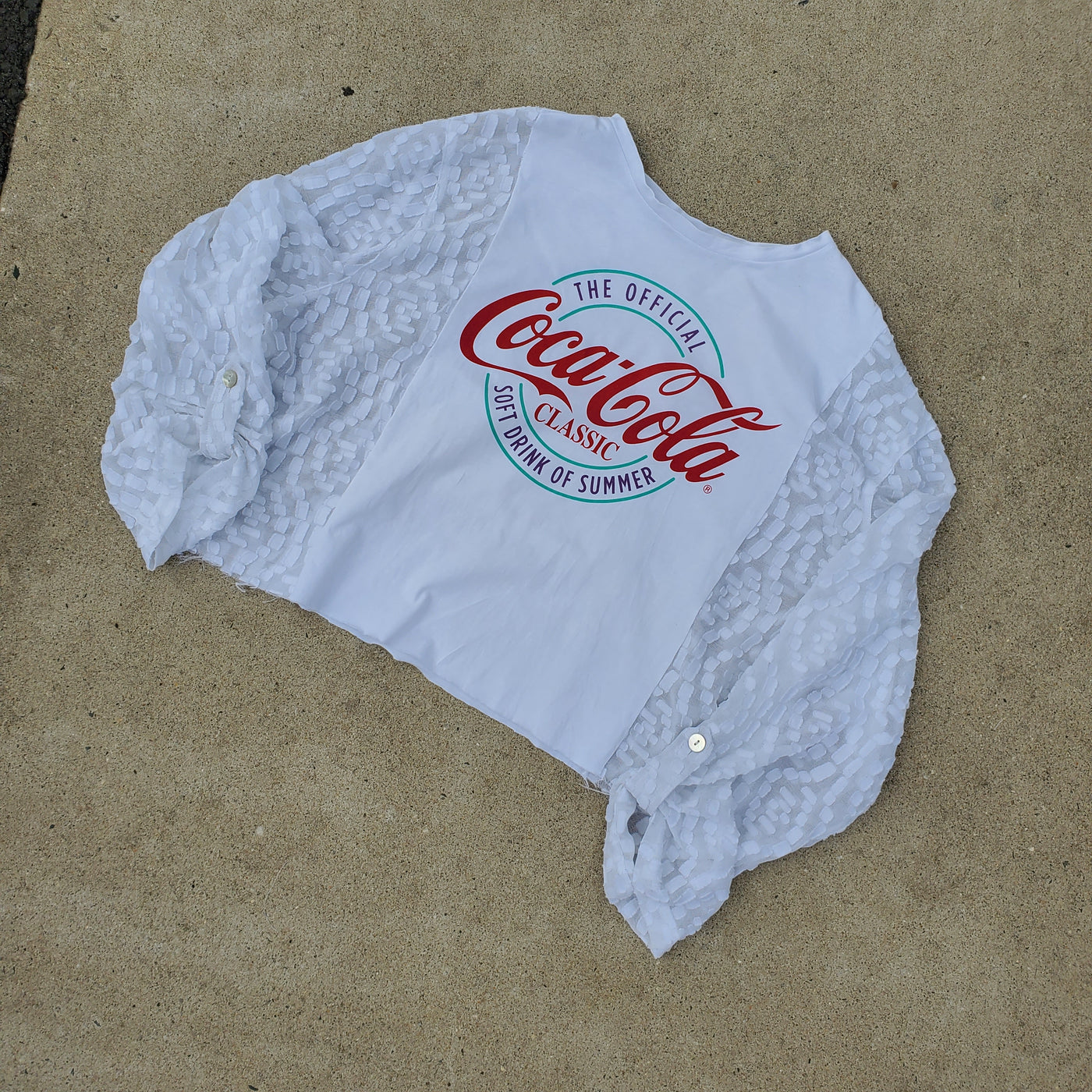 Boardwalk & Bottlecaps Crop Tee