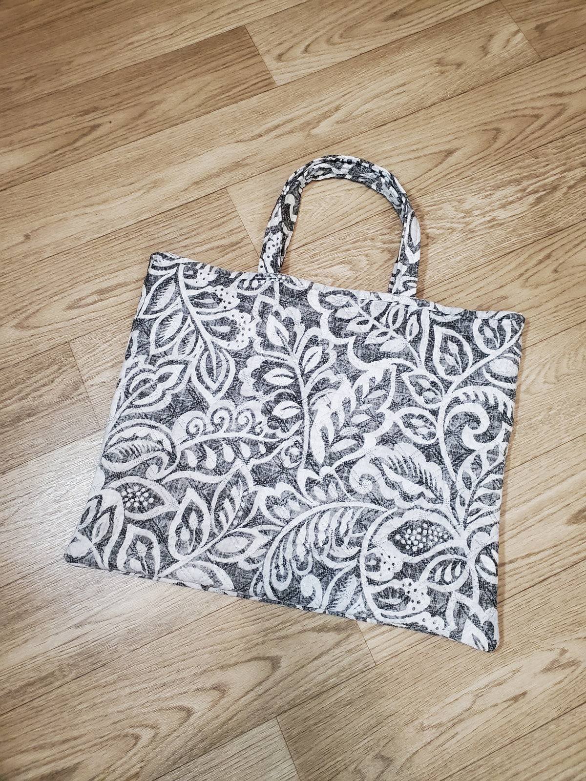 Floral Drift Quilted Tote