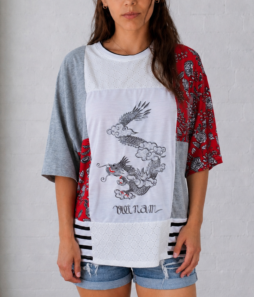 Paper Lantern Patchwork Tee