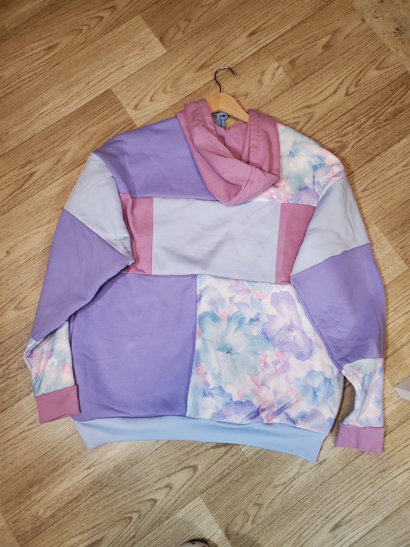 Sofy Sky Patchwork Hoodie