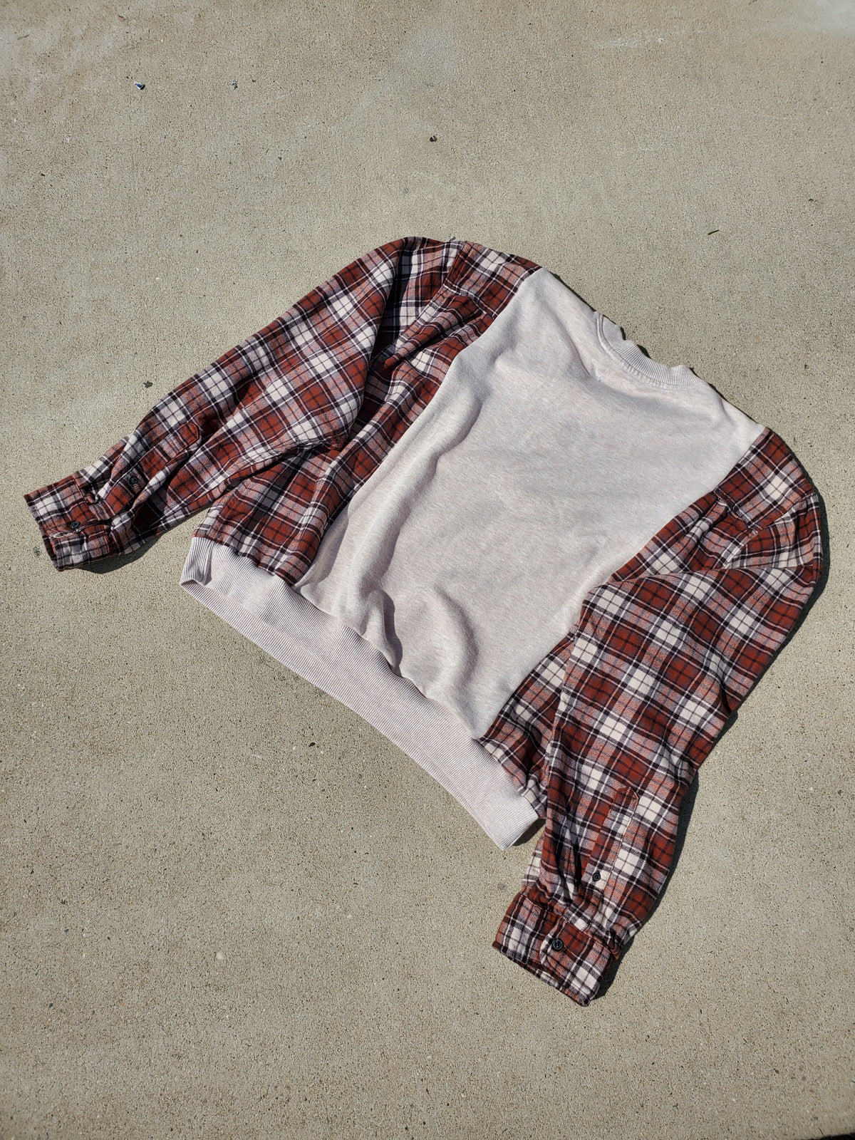 Field & Flannel Sweater Rework (fits up to XL)