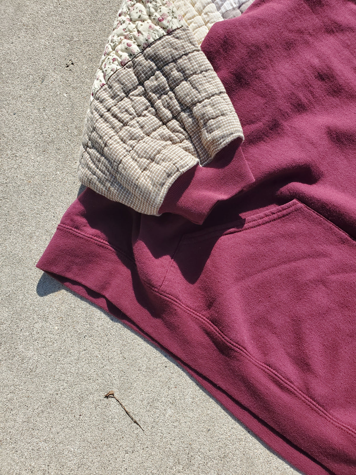 Bat & Bloom Quilted Hoodie (fits up to XL)