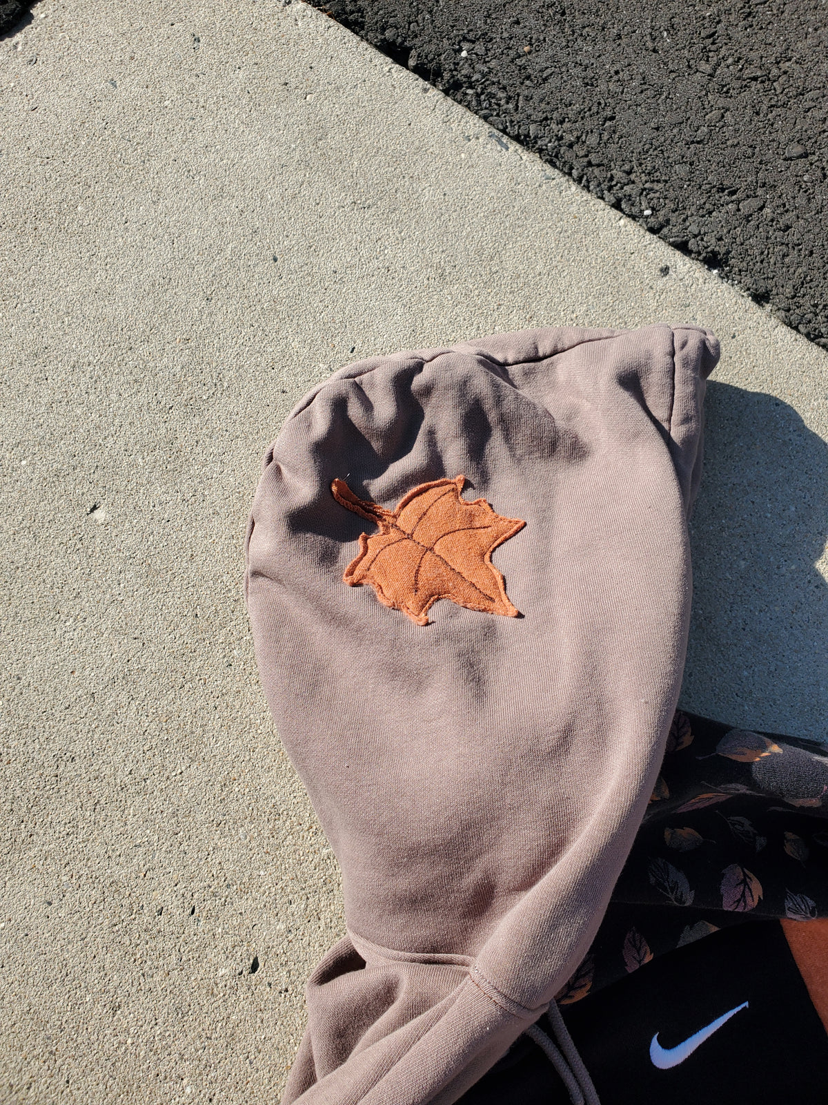 October Woods  Patchwork Hoodie (fits up to XL)