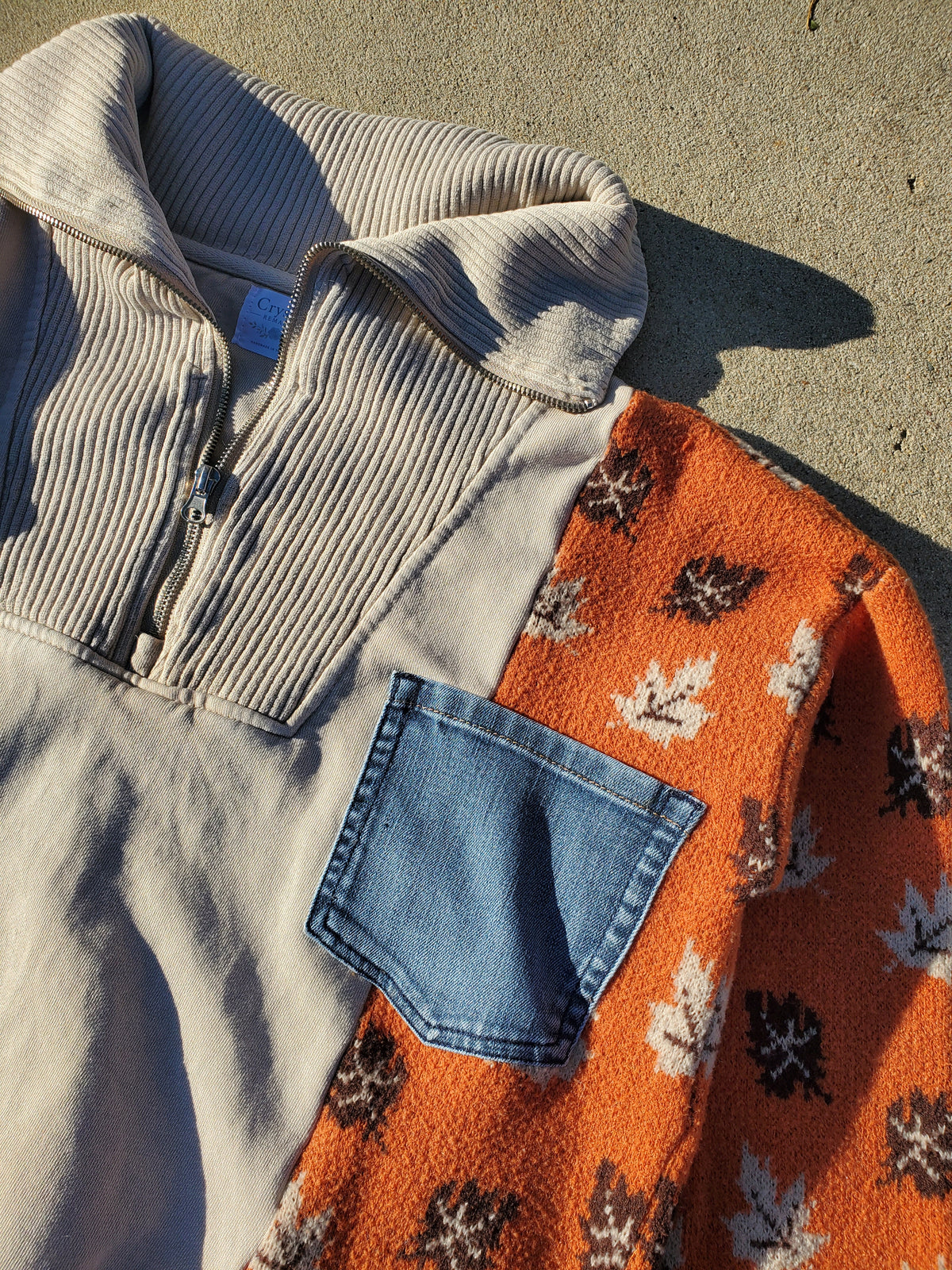Autumn Leaves Sweater Zip (fits up to M)
