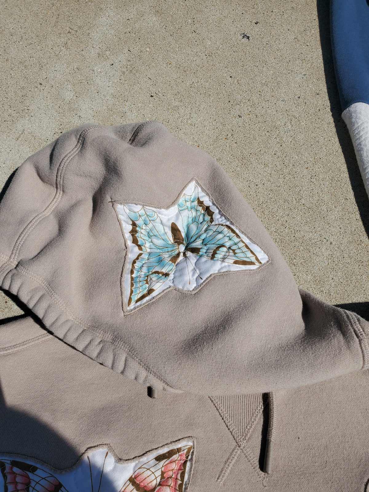 Springlight Butterfly Quilted Hoodie