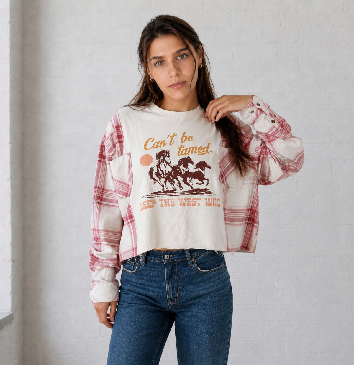 Wildheart Prairie Crop Tee