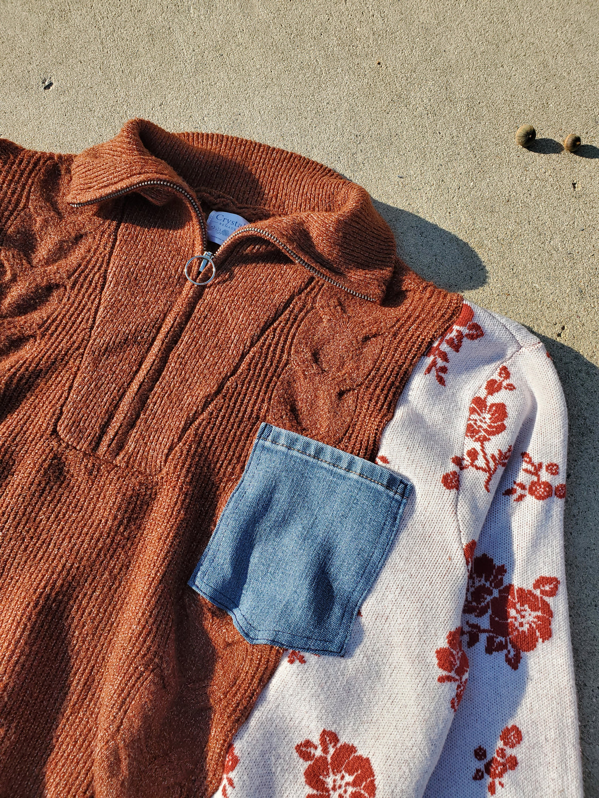 Rust Garden Sweater Zip (fits up to XL)