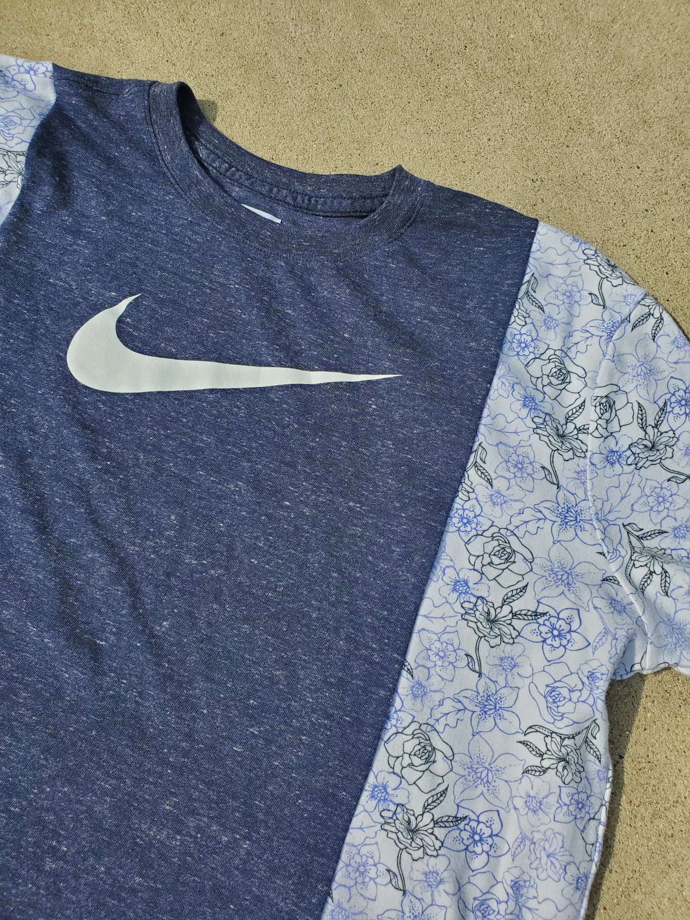 Navy Bloom Mommy & Me Tee Set
