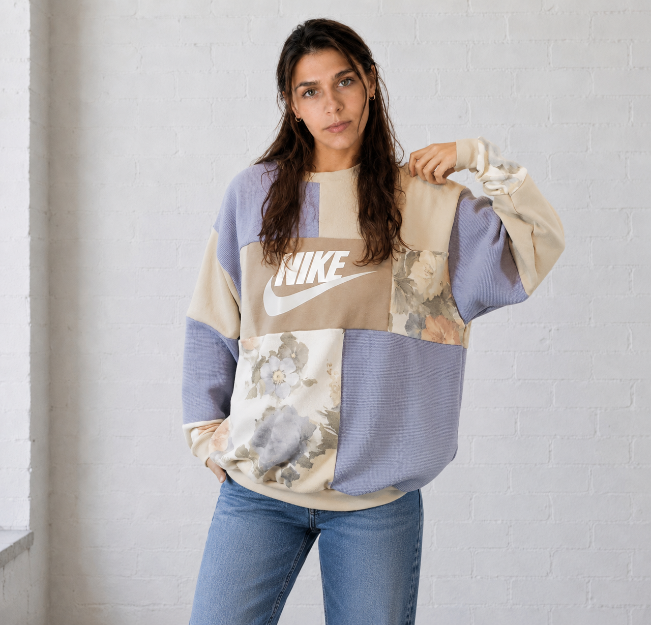 Vintage Bloom Patch Crew