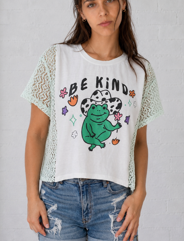 Cowgirl Kindness Crop Tee