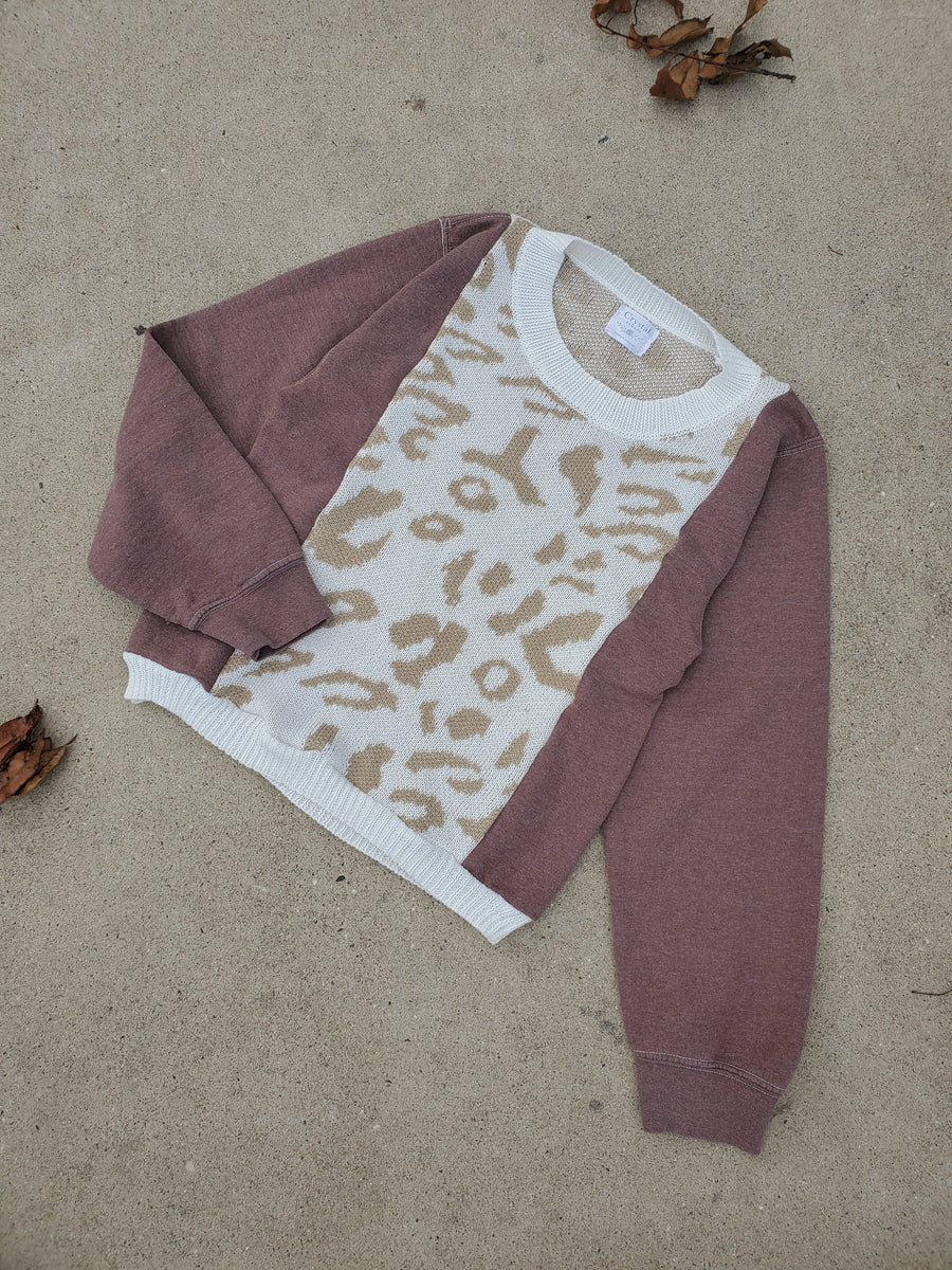 Haunted Skater Sweater Rework Youth L (8-10)