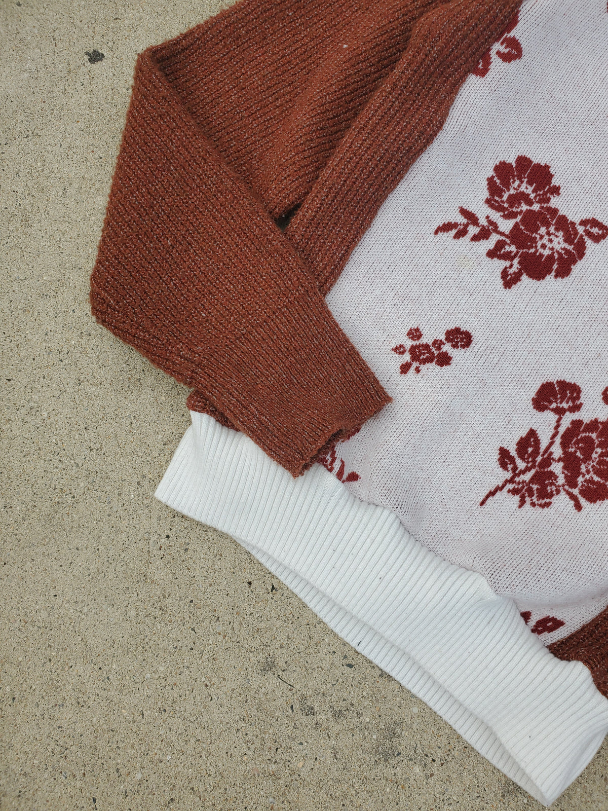 Rust Garden Sweater Rework Youth (6-8)