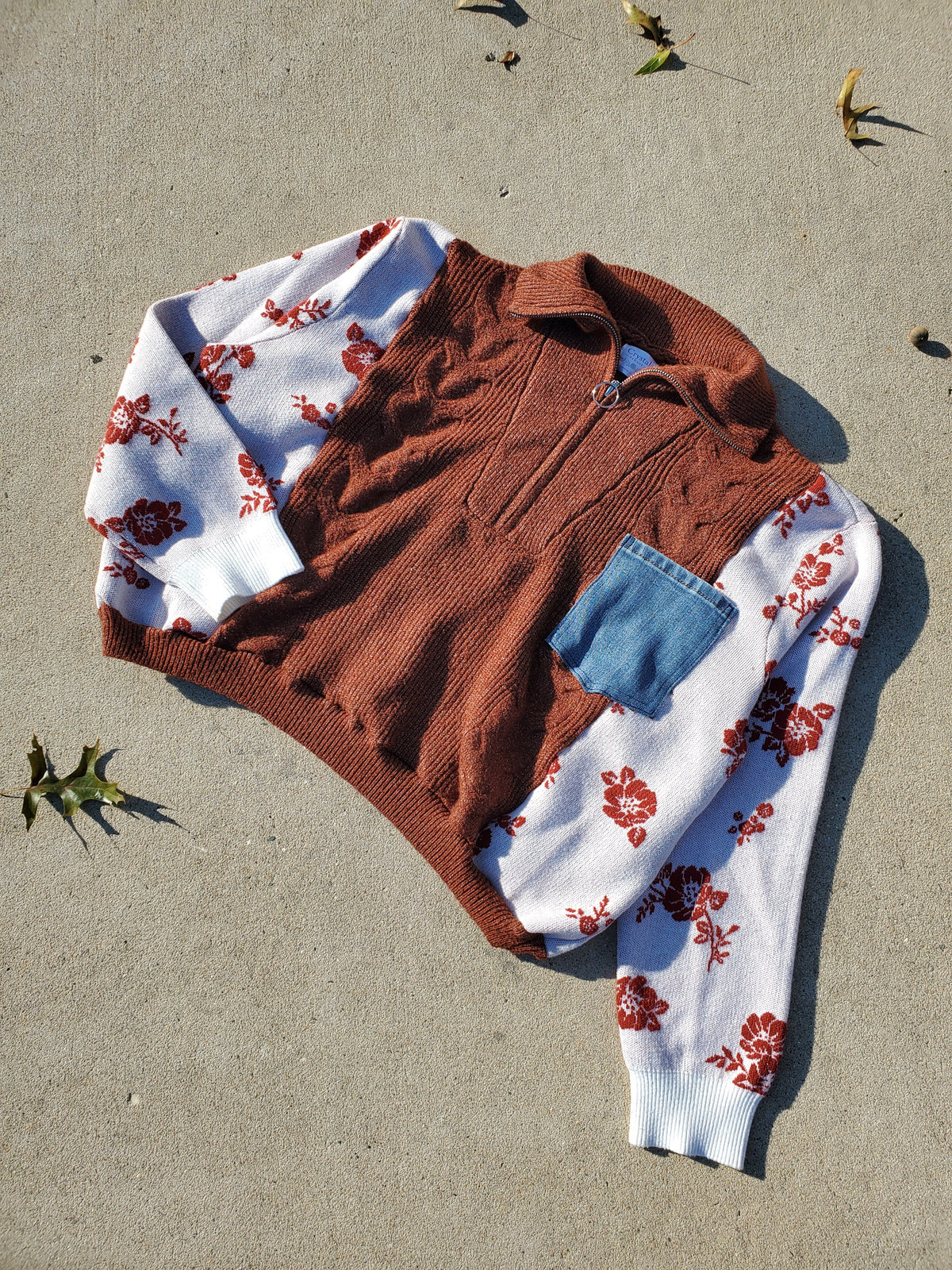 Rust Garden Sweater Zip (fits up to XL)