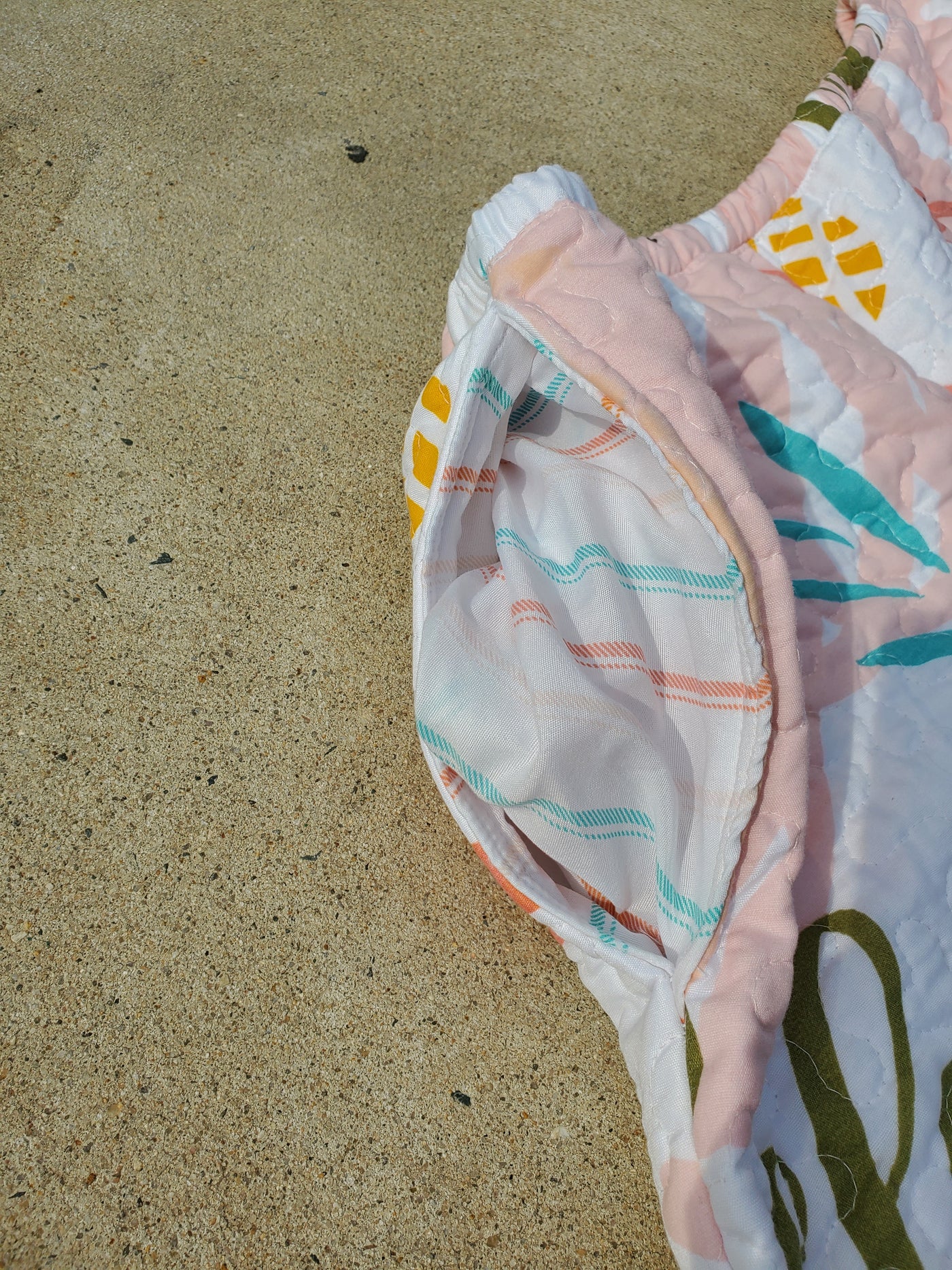 Paradise Postcard Quilted Shorts