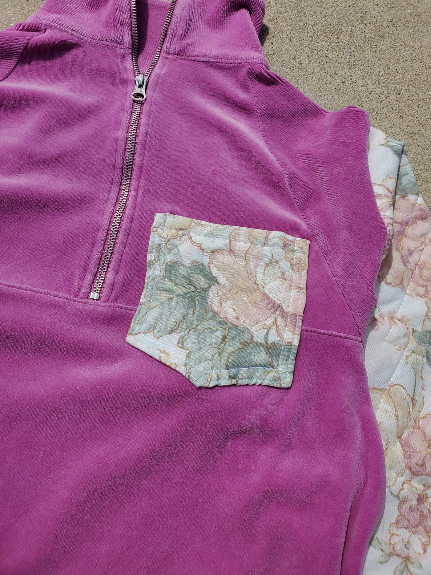Cottage Bloom Half Zip