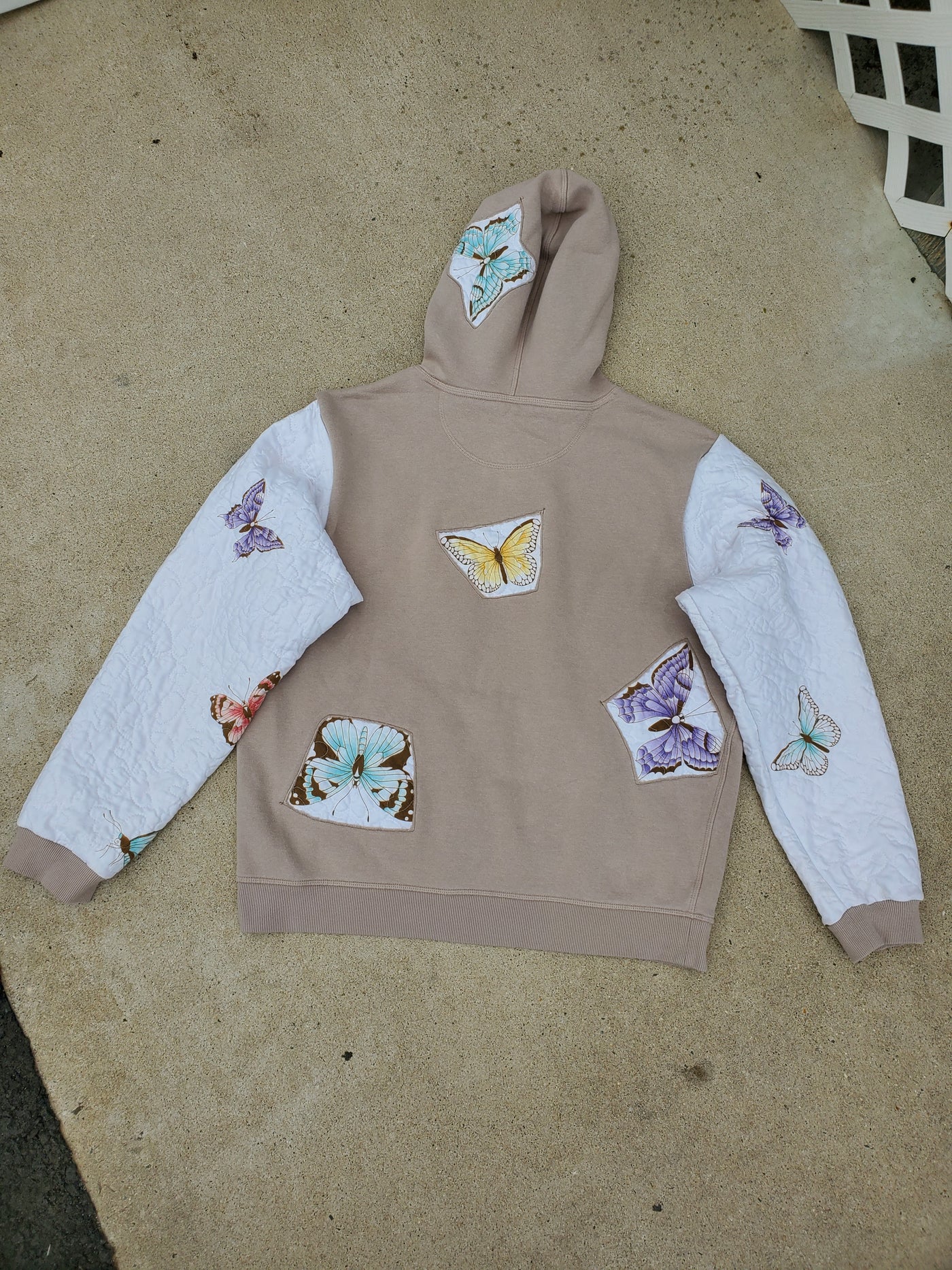 Springlight Butterfly Quilted Hoodie