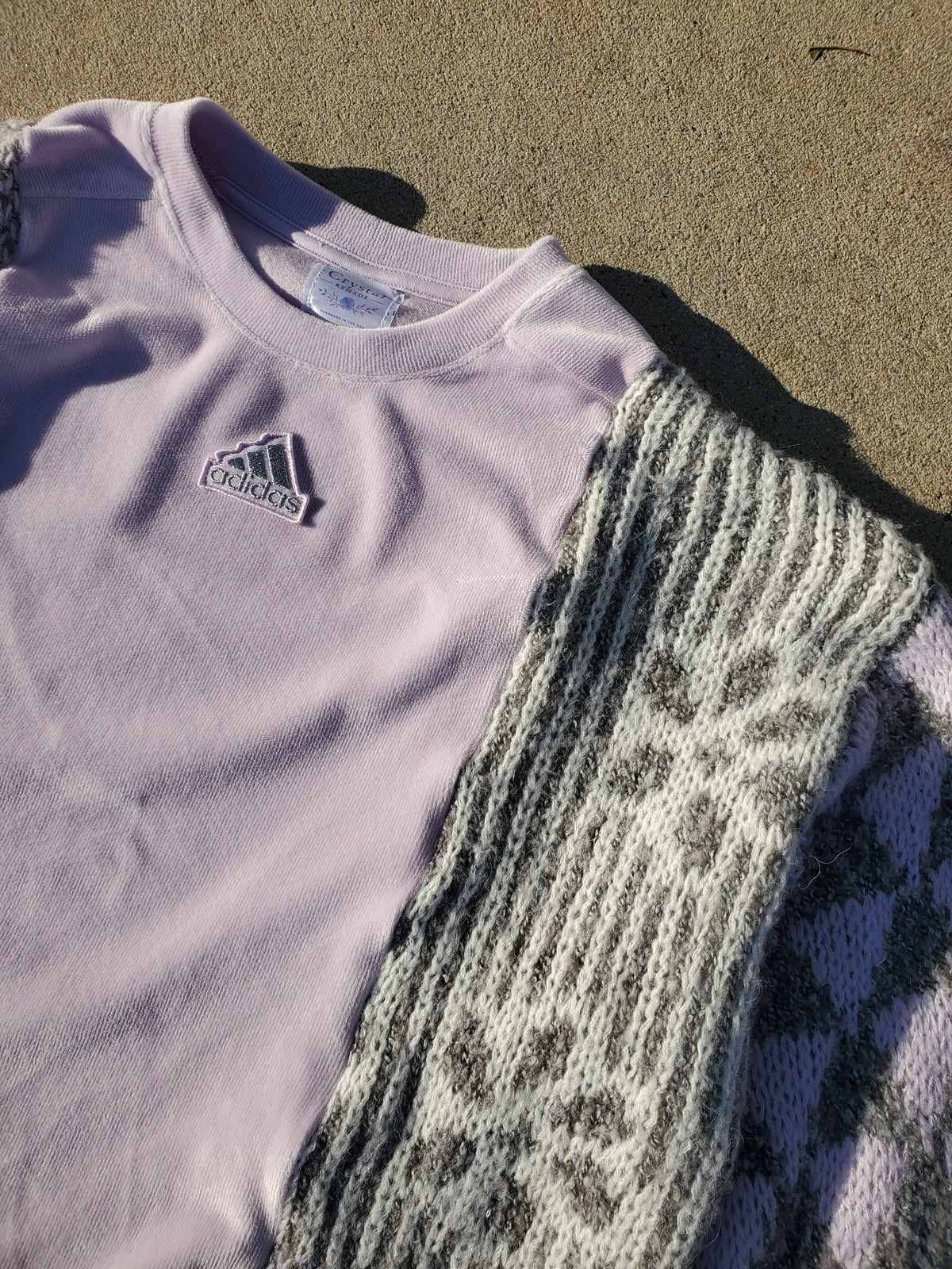 Lilac Cottage Sweater Rework (fits up to M)