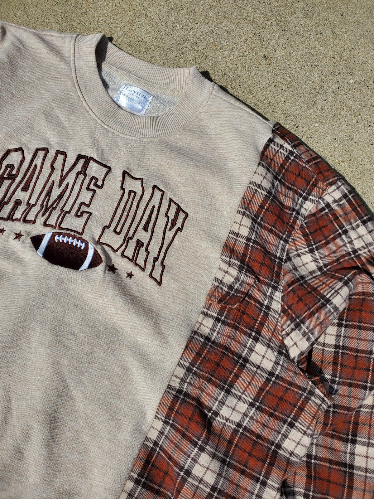 Field & Flannel Sweater Rework (fits up to XL)