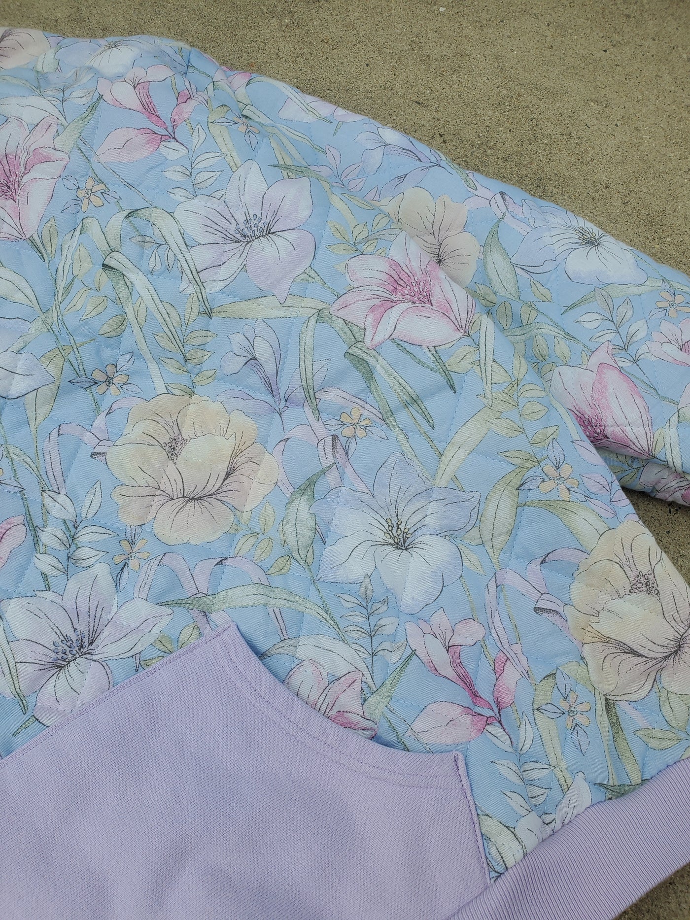 Blossom Breeze Quilted Hoodie