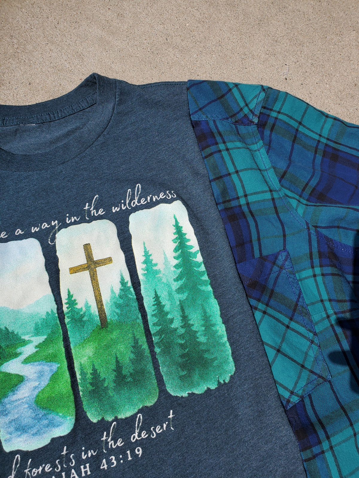 Wilderness Way Crop Campfire Tee