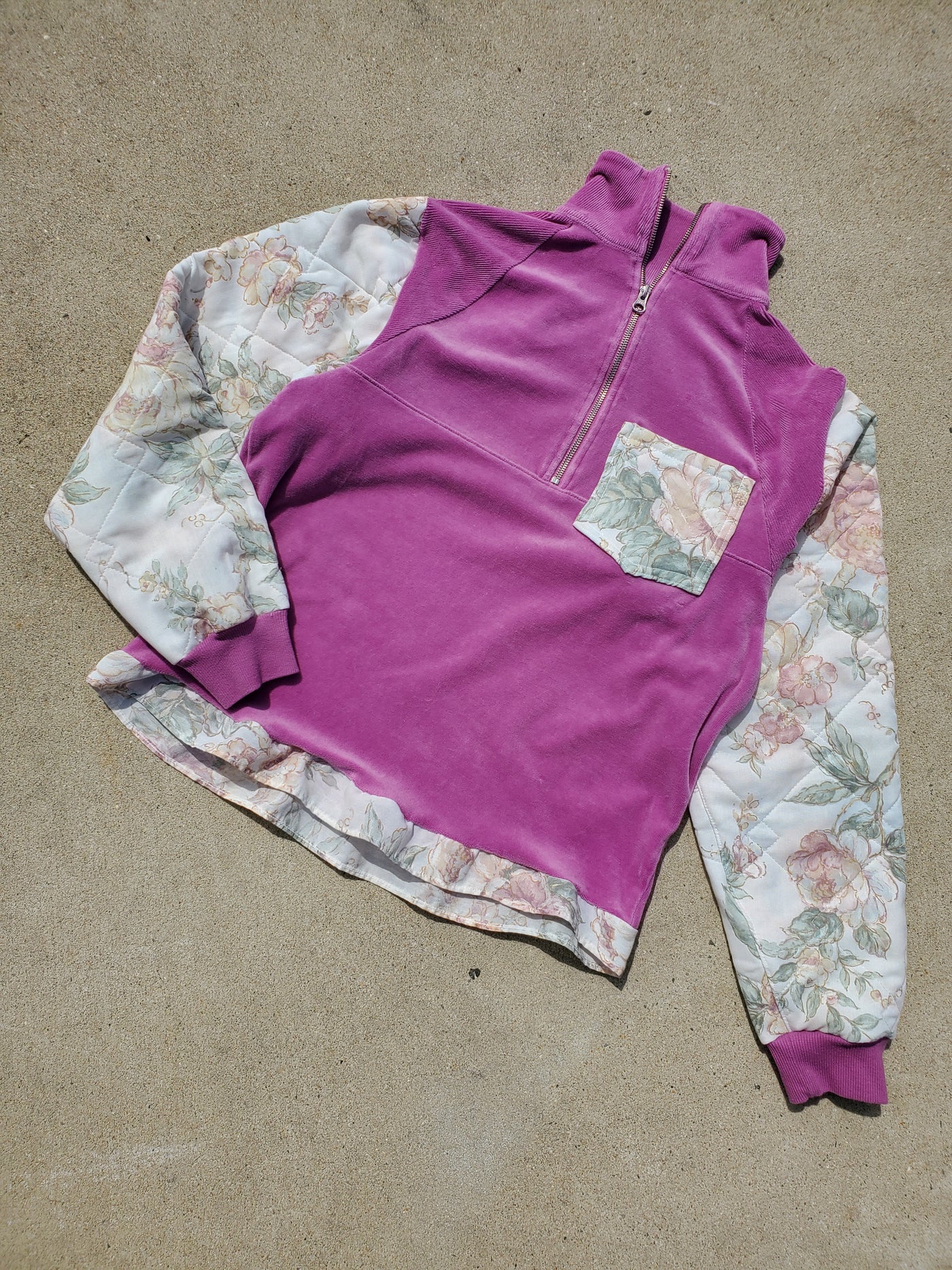 Cottage Bloom Half Zip