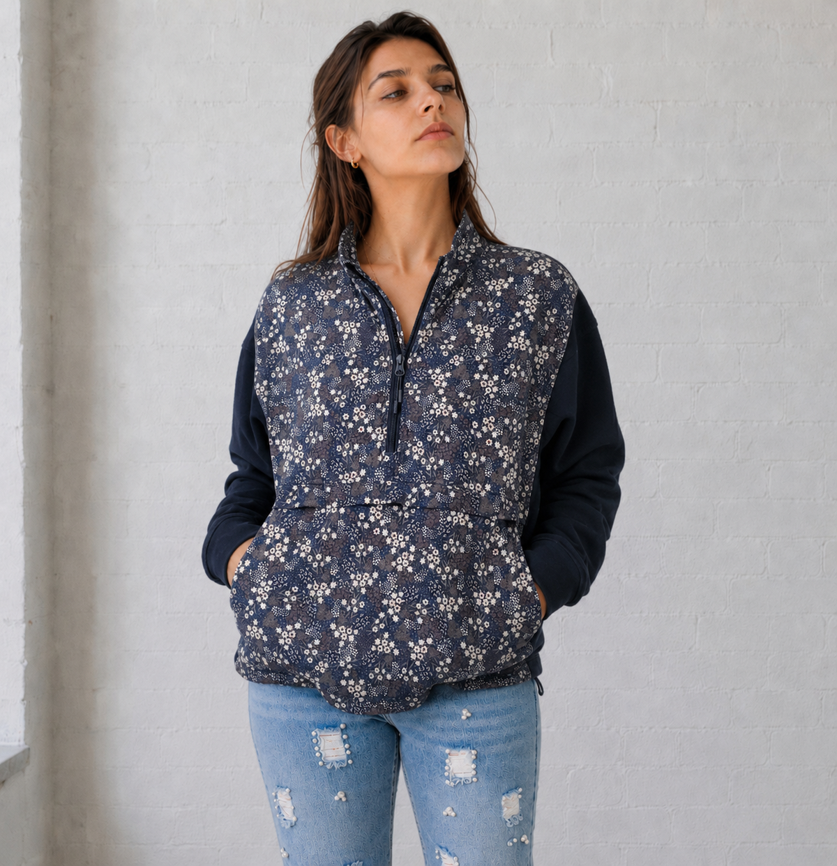 Indigo Evening Half Zip