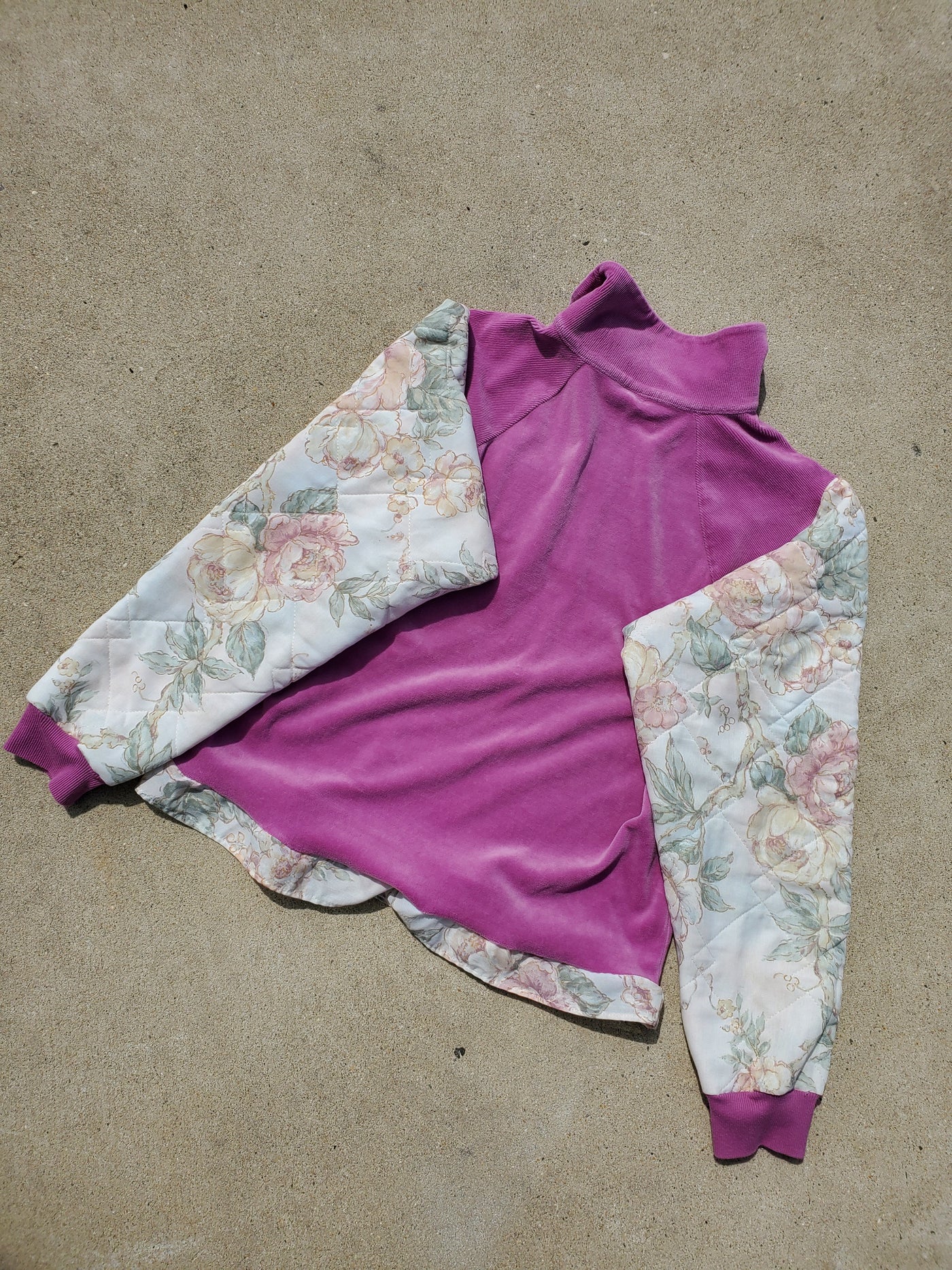 Cottage Bloom Half Zip